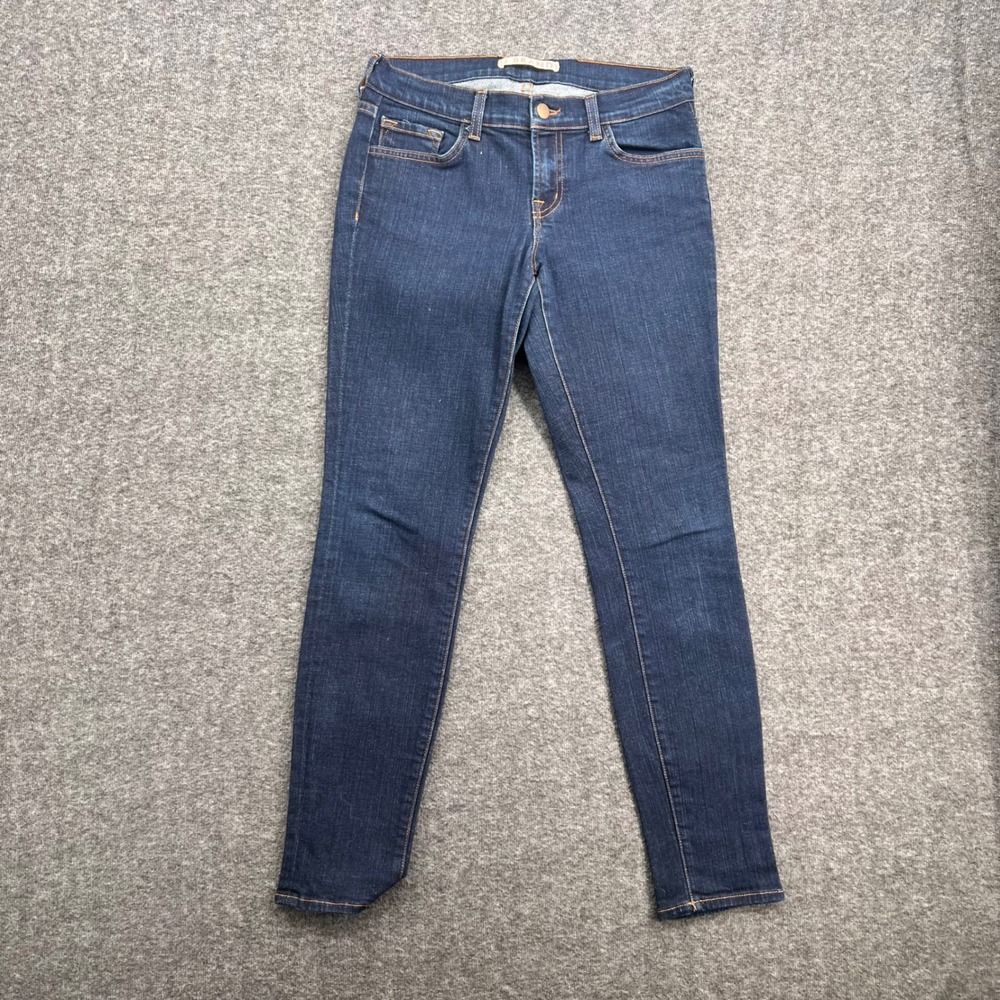 J Brand Casual daywear Indigo Dark Wash Skinny Jeans Womens Mid Rise Denim Pants